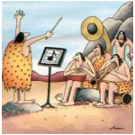 Far-Side-cartoon-of-monotone-caveman-orchestra