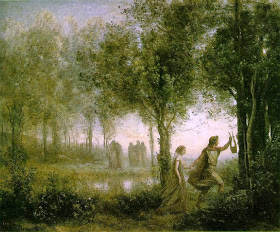 Jean-Baptiste Camille Corot - Orphée ramenant Eurydice des enfers 1861 Houston