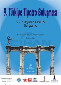 9. Turkiye Tiyatro Festivali afisi