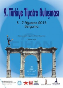 9. Turkiye Tiyatro Festivali afisi