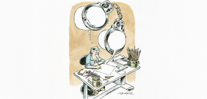 Küçük Bir Karikatür Karesinden Büyük Bir Suçun İcadına