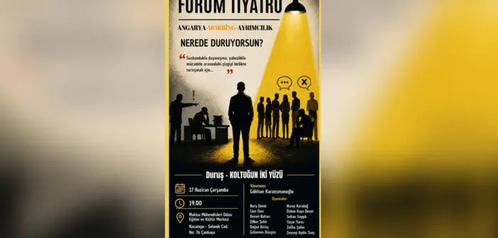 Eğitim Emekçileri Forum Tiyatro’da Buluşuyor: Angarya, Mobbing ve Ayrımcılık Sahneye Taşınıyor